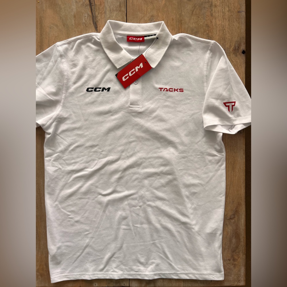 3/$90 NEW CCM Tacks Polo